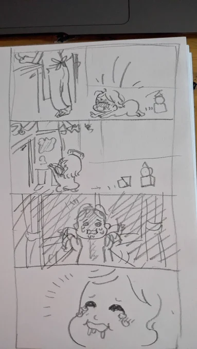 #8つ勉 #サイレント4コマ
3こまめの背景は惰性で書きました!!反省!!ドローイングカフェスケッチFilmstudyで世界のデザインをストックするぞっ! 