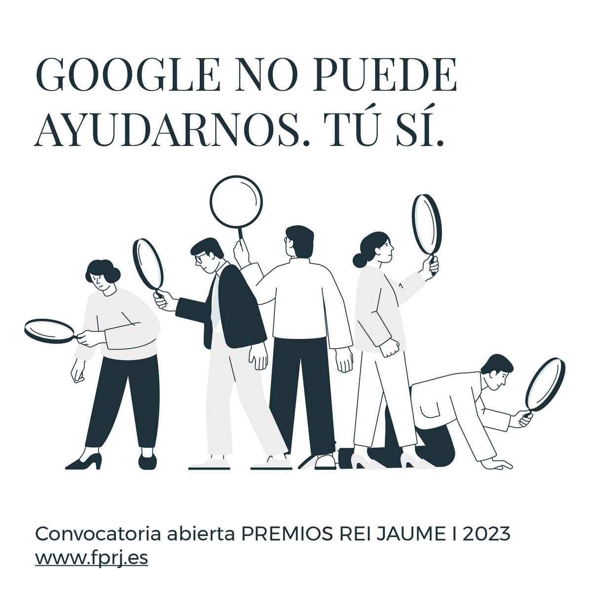 PremiosReiJaume's tweet photo. El plazo para proponer a candidatos y candidatas para los Premios Rei Jaume I sigue abierto ✅
🕵️‍♀️¿Nos ayudas a encontrar a esa persona que nos ayudará a creer y crear en este país? https://t.co/Aru38NtWEV