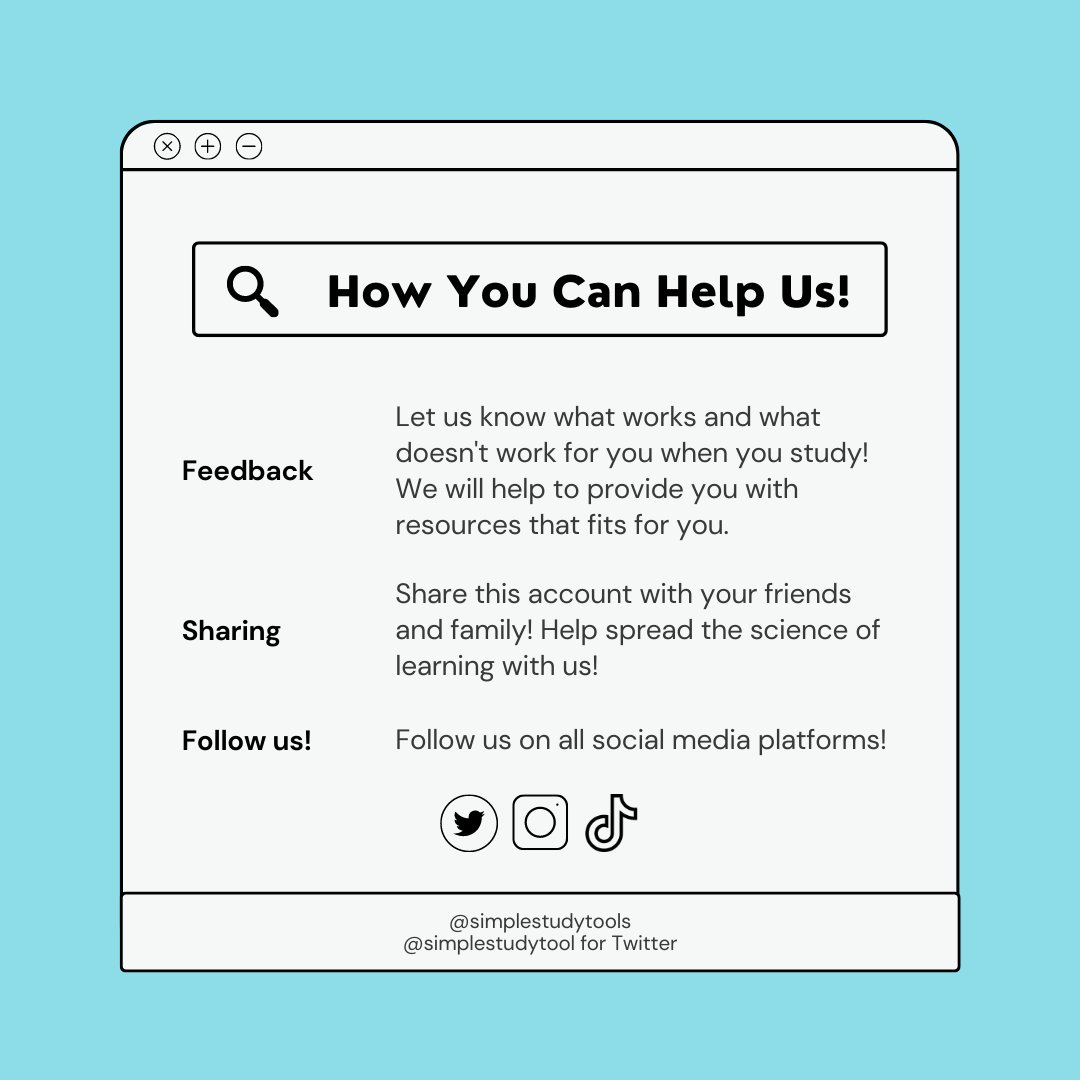 simplestudytool's tweet photo. Who and what is #simplestudytools? Learn more about our page and how we can help you in your academic/personal goals! https://t.co/ZeHFU975xA