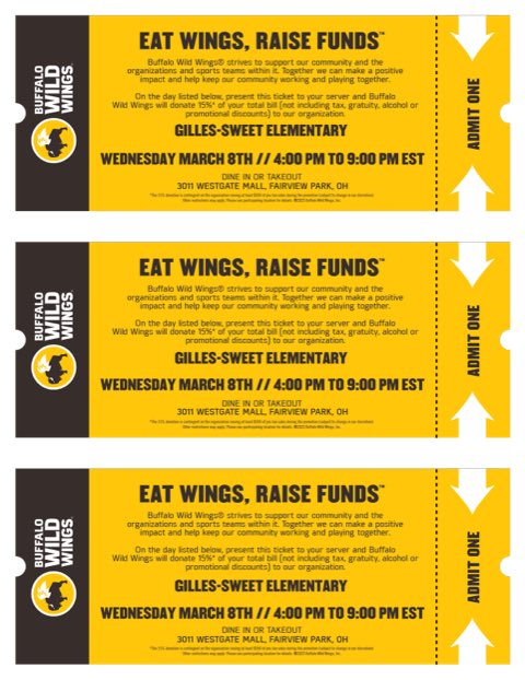 Join us next week! Enjoy a night out while supporting the Derby Dash! Just show the attached ticket to your server!