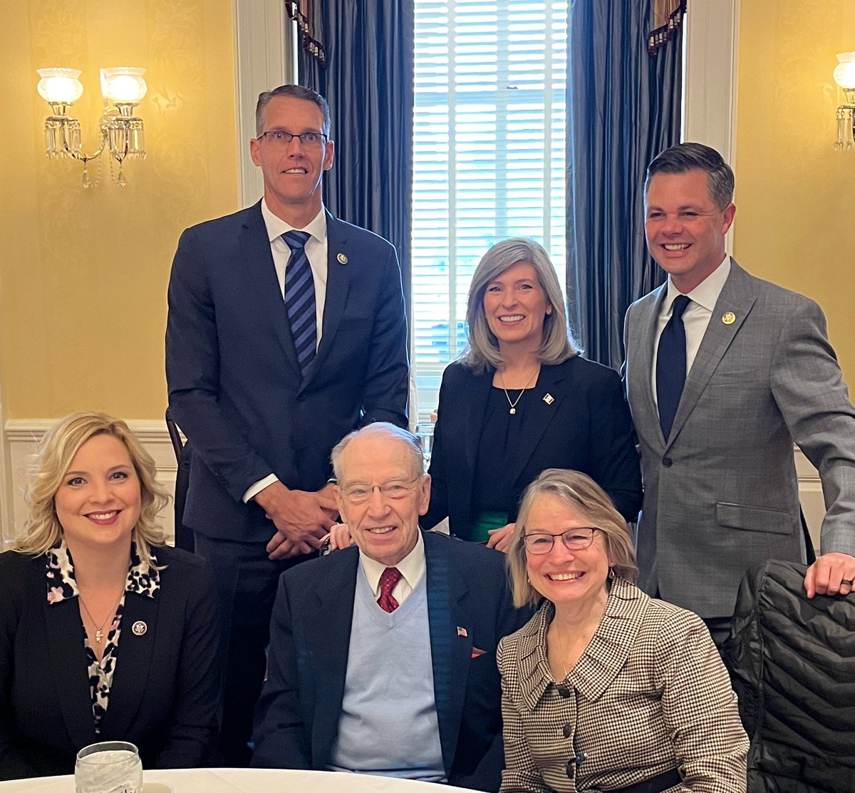 The Iowa congressional delegation met this morning This is the 1st time since 1956 election that the entire delegation has been Republican  We meet fairly regularly to discuss issues affecting Iowans &amp; how to best fight for u