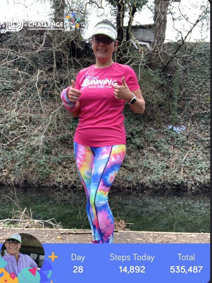 Last day of February which means the last day of #AW23 #ActiveWellBeing #AroundTheWorld  really enjoyed the challenges everyday! Has kept me active 🤩 160 miles of Running & 535,487 steps for the month 🏃🏽‍♀️#visorclub #ukrunchat #happystrides