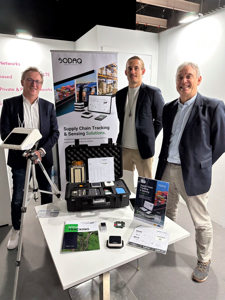 Transformation starts with innovation. Meet our #SODAQ team this week at the <a href="/MWCHub/">MWC</a>! Come by the booth of <a href="/Monogoto_IoT/">Monogoto</a> 7D9 in hall 7 and discover our products to tackle complex challenges for a more transparent, effective and successful #supplychain. #MWC2023