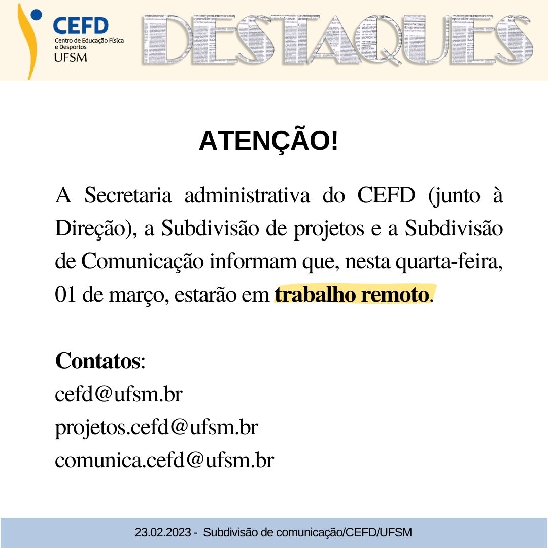 CEFD UFSM (@cefdufsm) on Twitter photo 