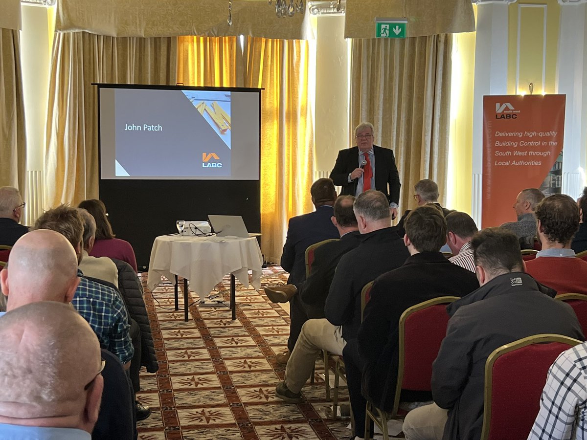 After a great lunch with a stunning sea view, LABC SW delegates are now enjoying a lively session on subsidence from groundwork expert John Patch @labcsw @labcuk @JohnTeamPatch #labcseminars #buildwithus #designwithus