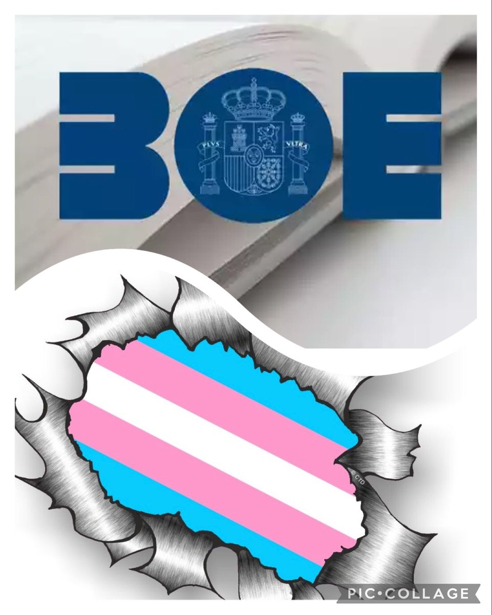 Y se acabó: Mañana la Ley Integral TRANS será publicada en el BOE y el día 2 de marzo entra en vigor y ya será de uso y aplicación. Nuevos derechos que nos revisten de DIGNIDAD.

#LeyTransEntraEnVigor ✊🏳️‍⚧️