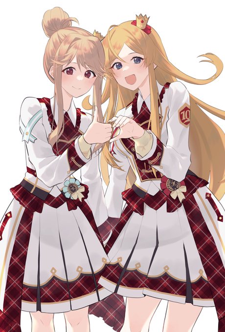 「heart hands duo」 illustration images(Latest｜RT&Fav:50)｜5pages