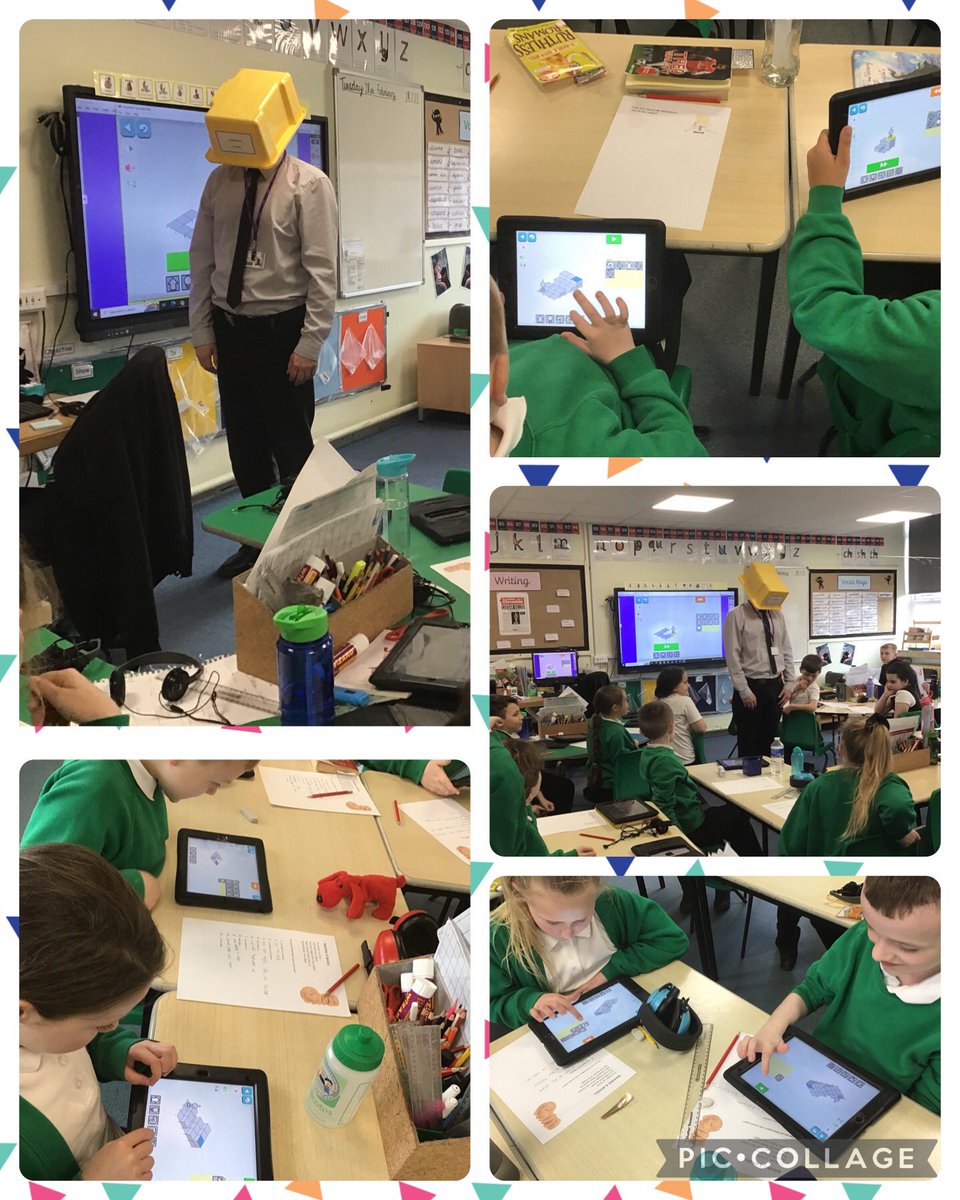 CaldiY4's tweet image. Year 4 had a very interesting computing lesson this afternoon, they were looking at how to use codes to give instruction. The children had to use coding to help navigate Mr Nicholson out of the classroom. #discoveringwhatspossible @CaldiPrimary @vianclark @AETAcademies