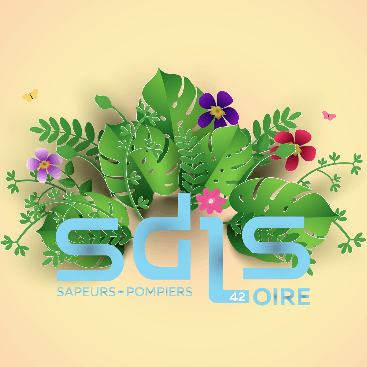 sdis42's tweet photo. Un logo coloré pour le #SDIS42, qui est synonyme de l'arrivée du #printemps.🌸
Ps : Souriez, c'est aussi la Journée mondiale du #bonheur ! 🥰 https://t.co/Jpy3MeB3TQ