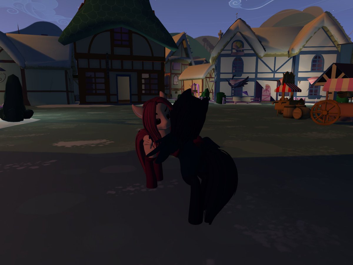 Hiverro's tweet photo. There's probably nothing better than cuddling with a fluffy pony while being a pony! 🥰

Snuggling together with @NightStarOC

#SecondLife #OpenPony #MLP https://t.co/r9016YsprF
