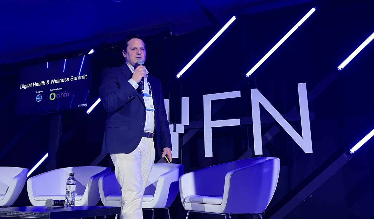 ECHAlliance's tweet photo. 💡Thoughtful intervention of Julio Sánchez, Head of Innovation at @CinfaSalud: “We want to enrich our innovation model and collaborate with different skateholders. #CinfaNext is collaboration, open innovation, co-creation, traction”.
#DHWS23 #MWC23 @4YFN_MWC https://t.co/EsTAoK3OfA