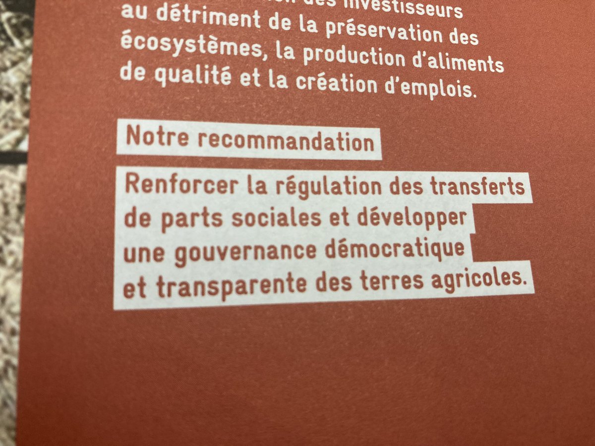 Mathilde Douillet (@mathild_fdnc) on Twitter photo Au #SIA, salle comble pour le lancement du rapport de <a href="/Terredeliens/">Terre de Liens</a> sur la #propriétéfoncière ‼️manque de transparence, outils de politiques non adaptés à la réalité des transactions et qui préfigurent une agriculture sans agriculteurs et agricultrices, 💡👉 voir les recos #LOA Au #SIA, salle comble pour le lancement du rapport de <a href="/Terredeliens/">Terre de Liens</a> sur la #propriétéfoncière ‼️manque de transparence, outils de politiques non adaptés à la réalité des transactions et qui préfigurent une agriculture sans agriculteurs et agricultrices, 💡👉 voir les recos #LOA