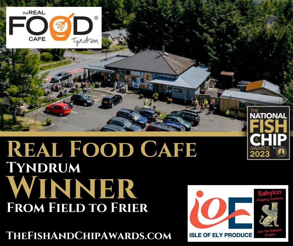 NFFF - National Federation of Fish Friers (@nfff_uk) on Twitter photo Congratulations to The Real Food Café, for winning the Field to Frier category, in partnership with Babylon, they distinguish for their excellence in potato knowledge, care, and chip preparation. #fishandchips #fishandchiprestaurants <a href="/therealfoodcafe/">The Real Food Cafe</a> @isleofelyproduct Congratulations to The Real Food Café, for winning the Field to Frier category, in partnership with Babylon, they distinguish for their excellence in potato knowledge, care, and chip preparation. #fishandchips #fishandchiprestaurants <a href="/therealfoodcafe/">The Real Food Cafe</a> @isleofelyproduct