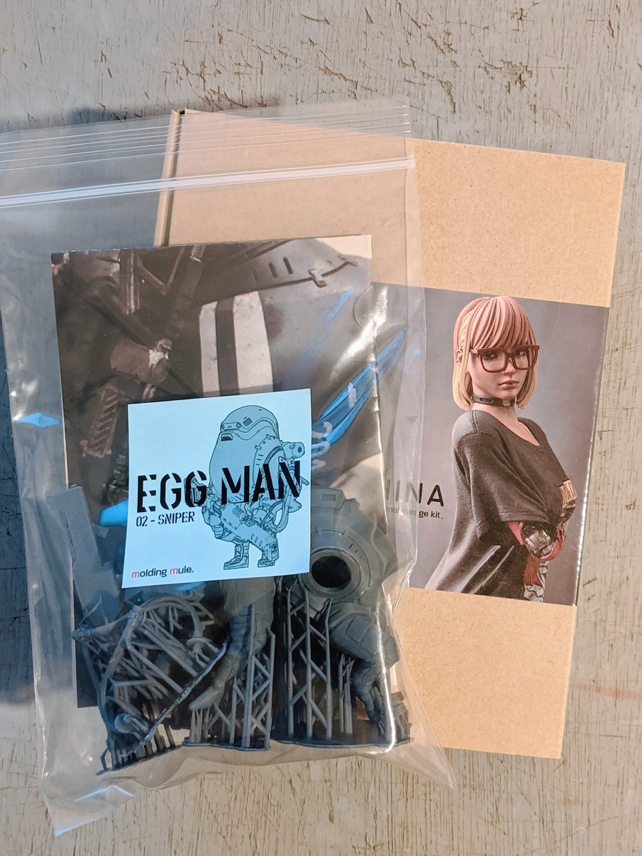 さいそうさんのエッグマンが届いてました！宅配ＢＯＸで一日熟成してたみたいです。
実はMACHINAも以前購入したんですけど、自分にはまだむずかしくて、つくれてません。いつかの楽しみです。 https://t.co/jIkA5AJqFF