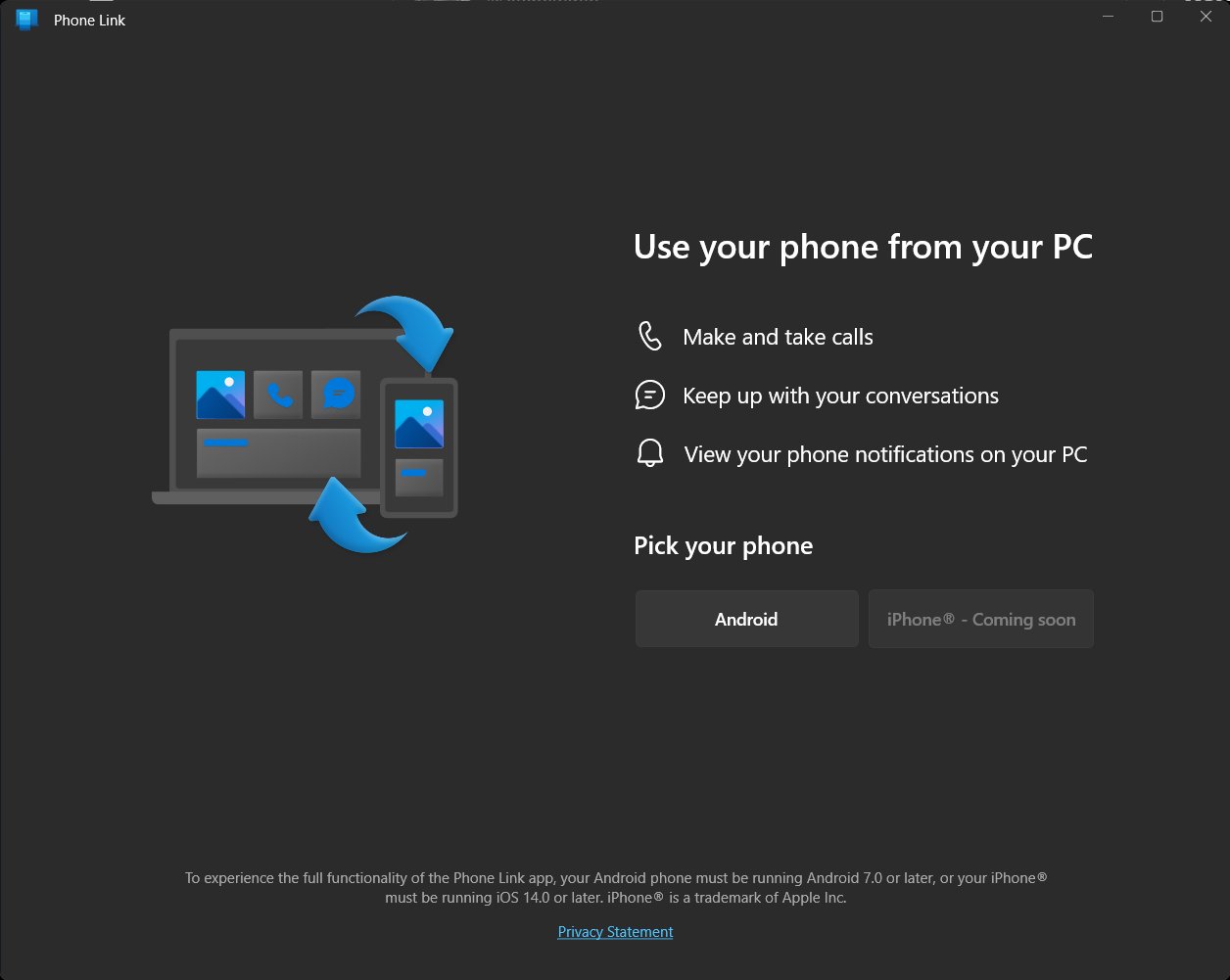 Tom warren on twitter the phone link app for windows 11 has now been