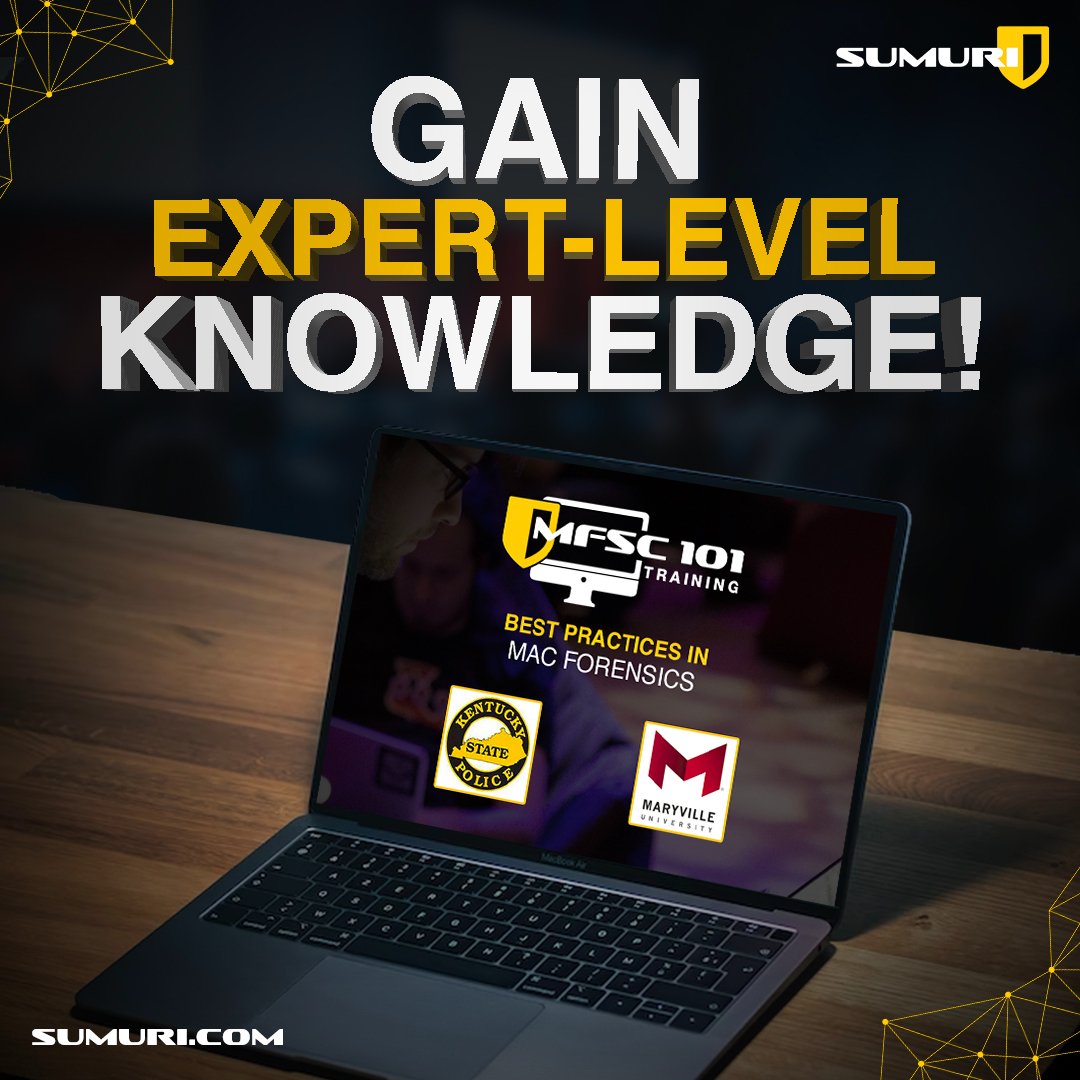 SUMURIForensics's tweet image. SUMURI's comprehensive 36-hour course will cover the latest techniques for conducting forensic examinations of the macOS.

Take your forensics expertise to the next level! &amp;gt;&amp;gt; sumuri.com/mac-training/

#learn #MacTraining #certificationcourse #mac