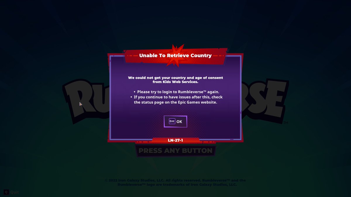 Welp, this has been a disappointing end to a overwise great experience. Was going to stream the final hours of #Rumbleverse but that is apparently no longer possible.  It's been fun Rumblers! ♥️