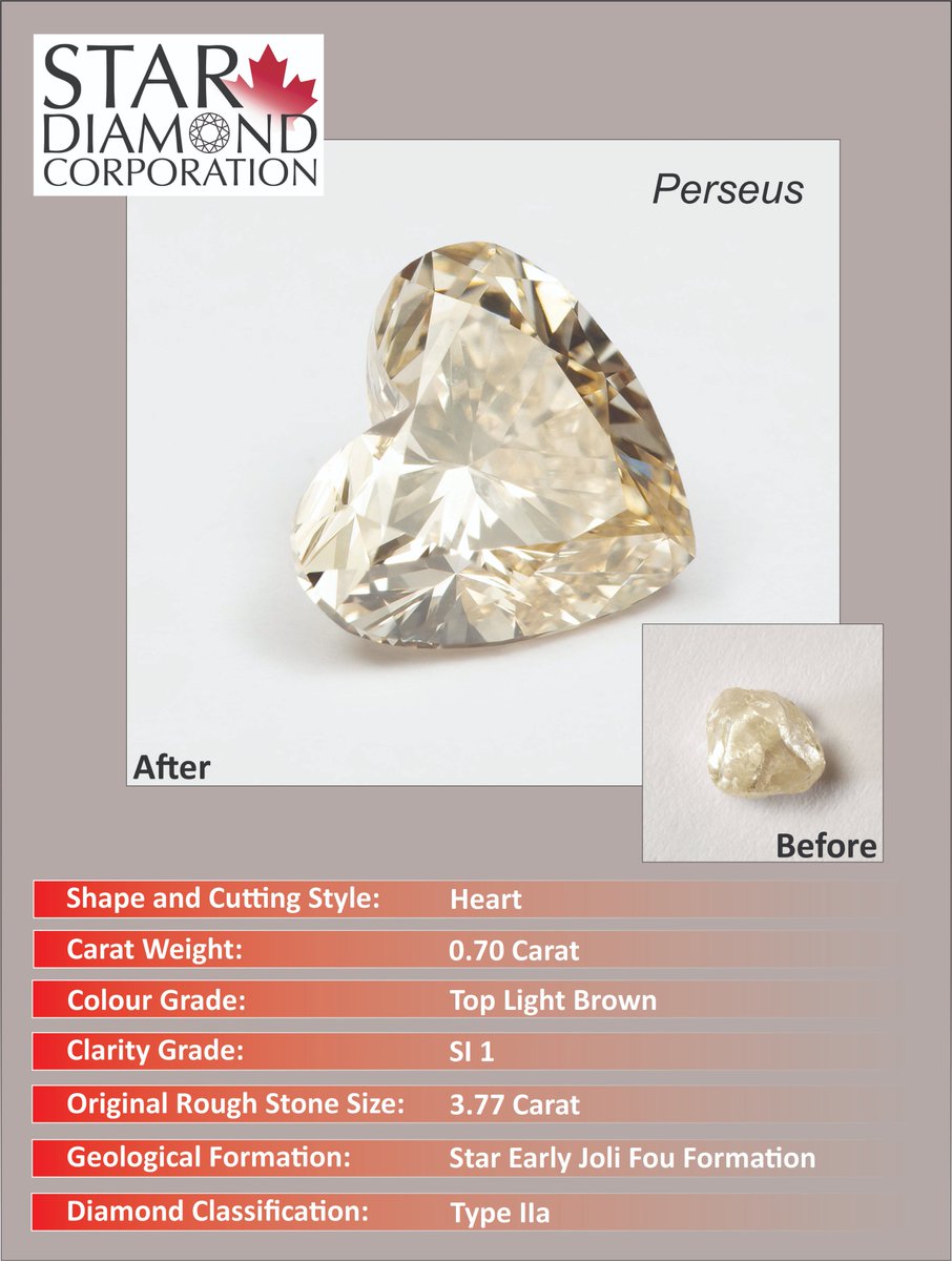 StarDiamondCorp's tweet photo. February 28, 2023 Meet Perseus. We hope this array of cut and polished gems has confirmed to you the beauty of these unique diamonds from the Prairies! Stay tuned for highlights from the PDAC Convention March 5-8 in Toronto. #canadiandiamonds #PDAC2023 #Saskatchewan #Saskmining https://t.co/Nn4bcyrVAt
