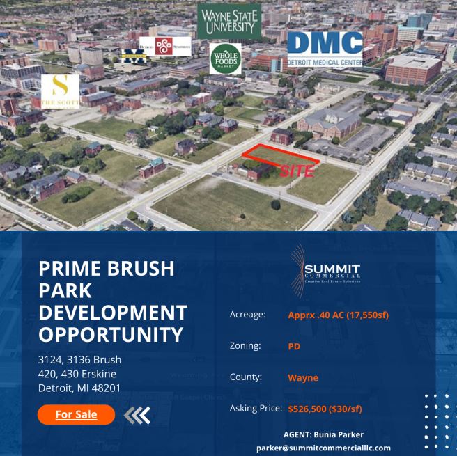 HRD is seeking proposals from developers for projects in #Detroit's booming Brush Park neighborhood. Proposals should include affordable housing as part of their plan. The site is approximately half an acre. For more information, go to detroitmi.gov/sites/detroitm…