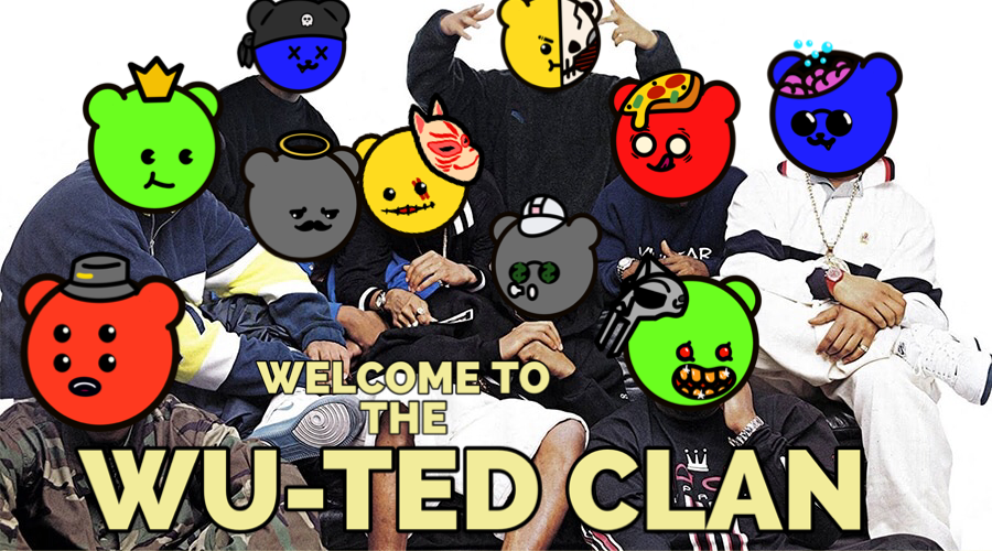 wutedclan's tweet photo. Before we set the course on this journey, a big shoutout to all the WU-TED Clan holders! Y'all made this joint a straight-up banger.

THANK YOU! 🐻🤝
#wutedclan https://t.co/XADKvLZqGE