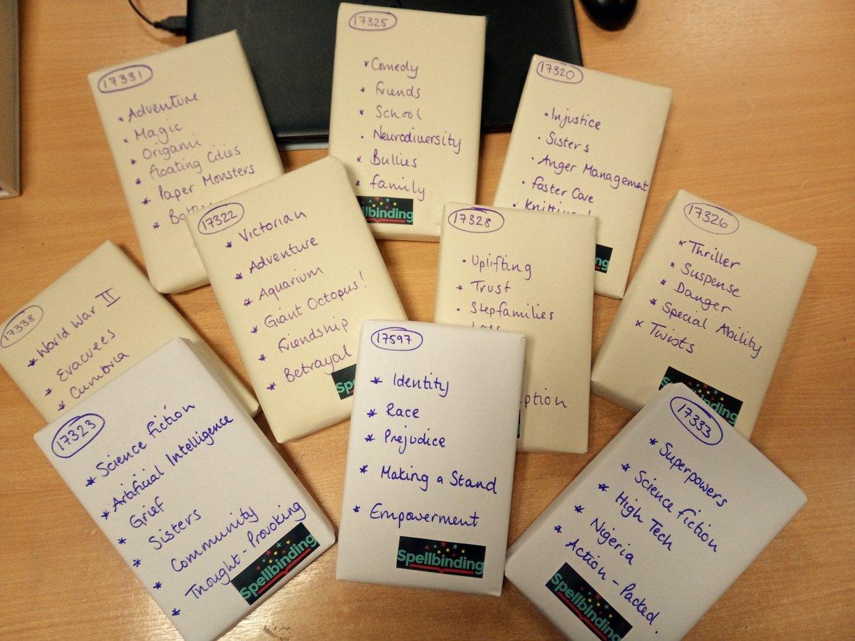 CaldewLibrary's tweet image. #Spellbinding2023 officially starts at break in the library tomorrow! There are 10 amazing shortlisted titles for our students to read and judge...which one of these will they each choose to read first?
@CumbriaSLS