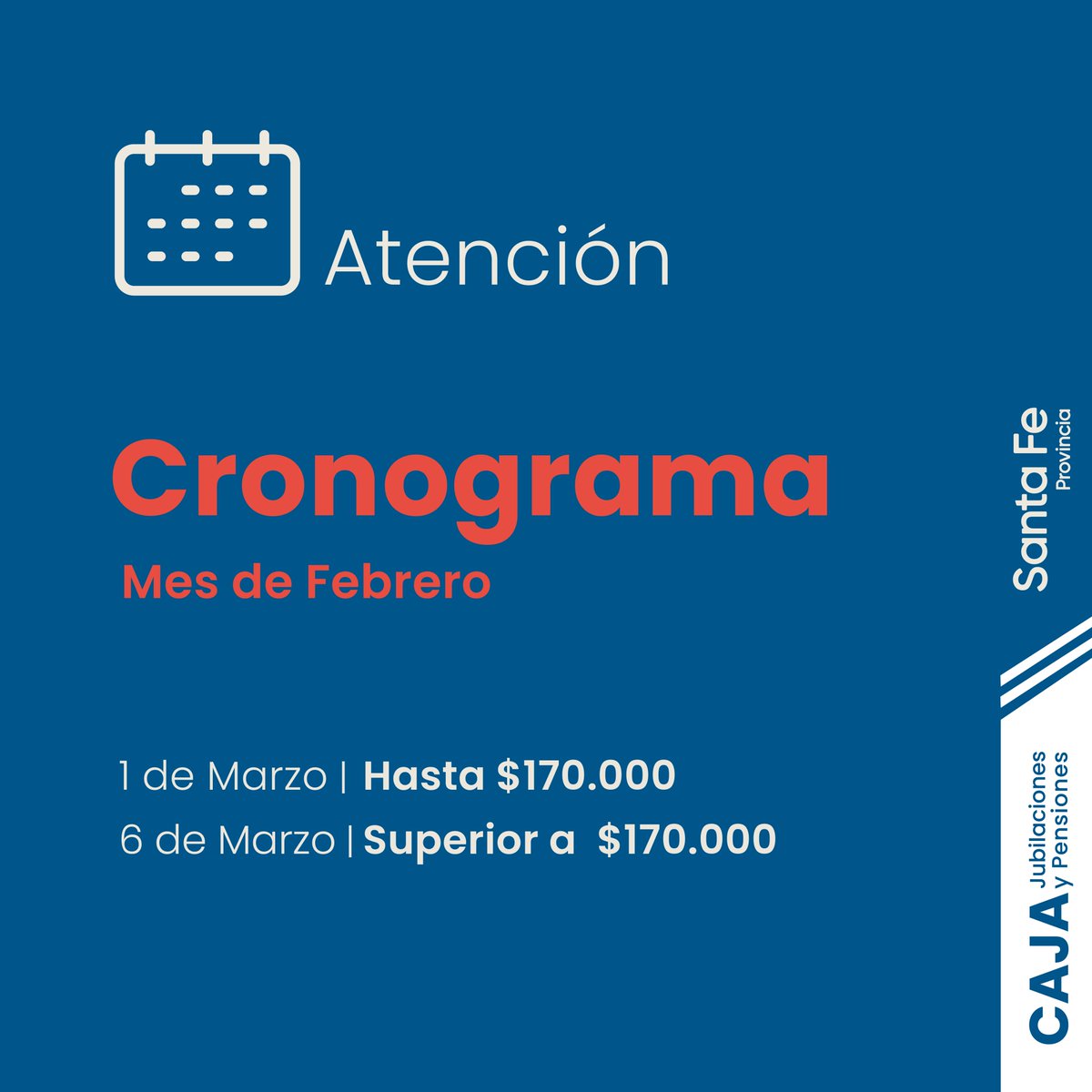 caja_sf's tweet photo. 📢IMPORTANTE!!

#cronogramapasivos
#lacajamascerca https://t.co/kCjHhvBqun