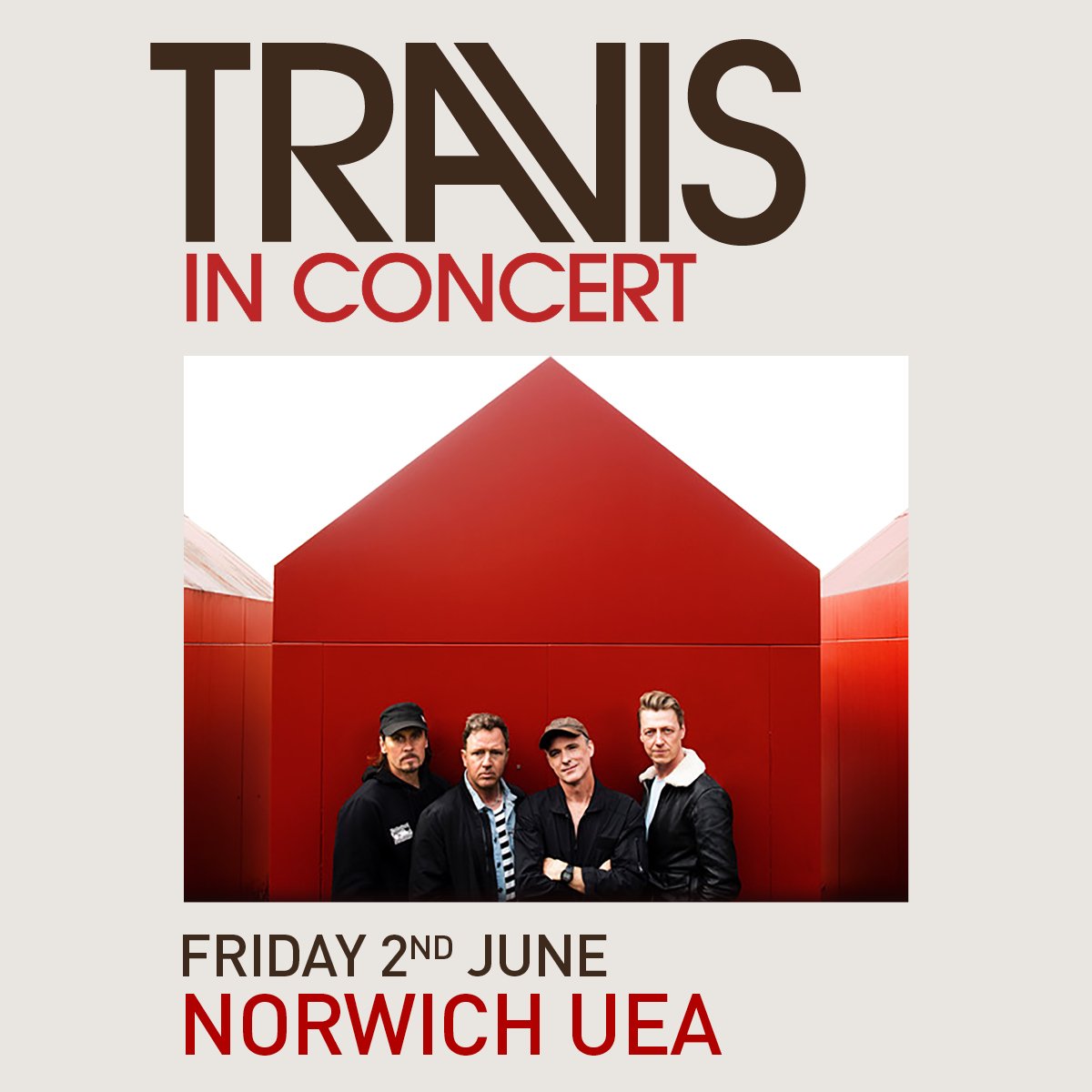 🚨JUST ANNOUNCED🚨 Multi-platinum &amp; BRIT award winning band <a href="/TravisBand/">Travis</a> have announced their first Norwich show in 7 years! Their set list is sure to include all the bangers from from all 9 of their albums! Tickets on sale Friday at 10am! 😉 bit.ly/3mbShCR