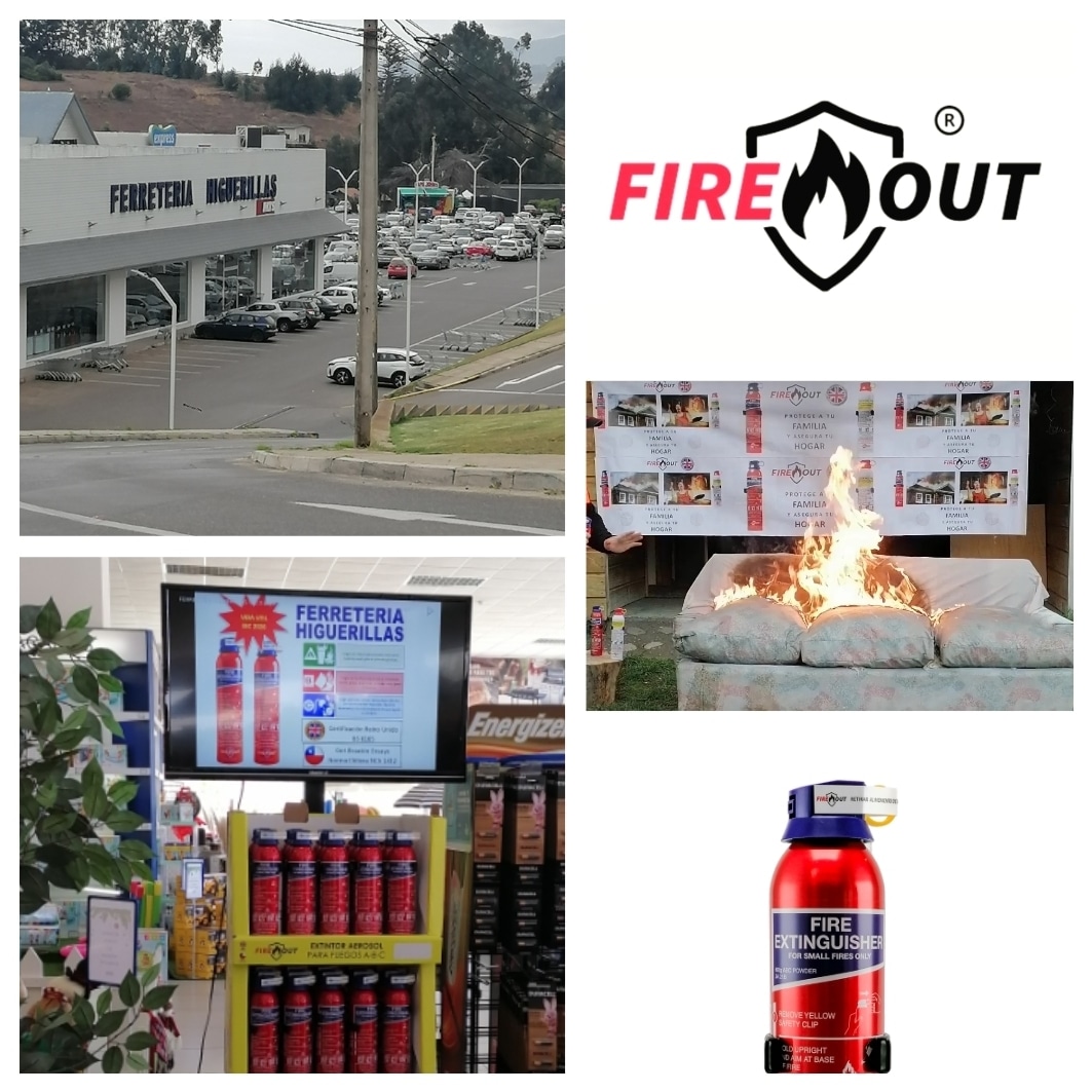 fireoutoficial's tweet photo. 🇬🇧 🇨🇱 En FIREOUT seguimos avanzando, hoy puedes encontrar nuestros extintores en todas las Ferreterías Higuerillas en la V región. Evitar una tragedia (incendio) en el hogar, oficina, auto, bodega, etc., es evitable. Anda por tu extintor 👍👏👍. https://t.co/ORm34IcLq7