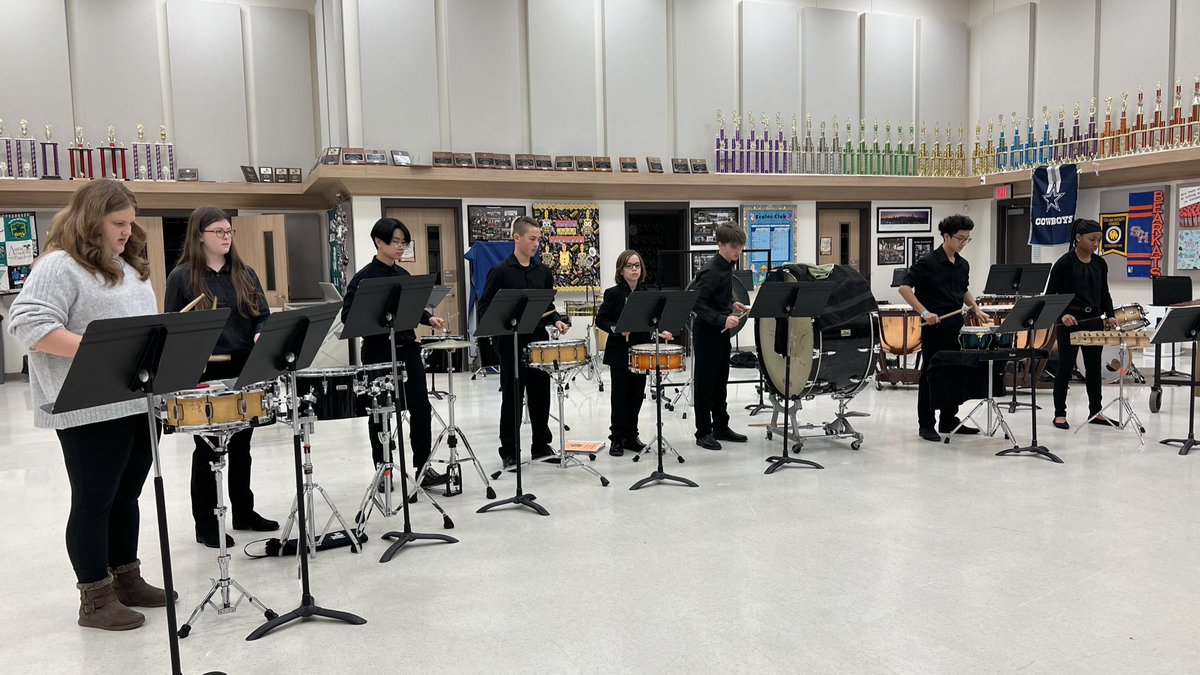 Our Coyle band kids have had a busy and exciting week!
✅ Elementary Tour #1
✅ Solo &amp; Ensemble Contest
✅ Black History Month Assemblies
Up next: Pre-UIL Concert &amp; Sightreading <a href="/Coyle_Cougars/">Coyle Technology Center</a> <a href="/ISUPopsx2/">Duke Barnett M.Ed</a> <a href="/GISDArts/">GISD Fine Arts</a>