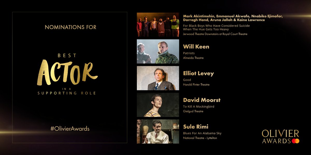 #MarkAkintimehin <a href="/eman_akwafo/">Emmanuel Akwafo</a> #NnabikoEjimofor <a href="/HandDarragh/">Darragh Hand</a> <a href="/FruitlessGrape/">Aruna Jalloh</a> <a href="/kainel99/">Kaine</a>
#ForBlackBoys @RoyalCourt
#WillKeen @PatriotsThePlay <a href="/AlmeidaTheatre/">Almeida Theatre</a>
@ElliotLevey_ <a href="/GoodThePlay/">Good</a>
<a href="/DavidMoorst/">David Moorst</a> <a href="/MockingbirdUK/">To Kill A Mockingbird UK</a> 
@hausascouser #BluesForAnAlabamaSky
<a href="/NationalTheatre/">National Theatre</a>