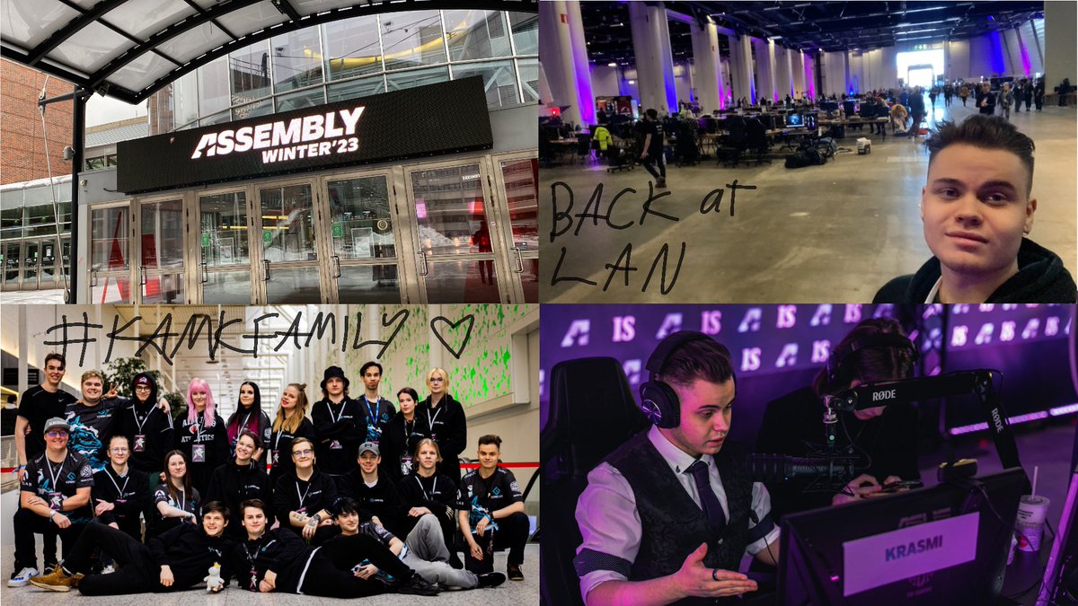 KrasmiTheDragon's tweet photo. At 19:00 EET the #assemblywinter2023 Vlog will go live on YouTube 

For now the day -1 &amp; 0 video is live 
Building &amp; Romantic dinner with Oxy | Day -1 &amp; 0 | Assembly Winter 2023 | @KAMKGG
https://t.co/XOkTTHE4gv https://t.co/B86RsX1ocl
