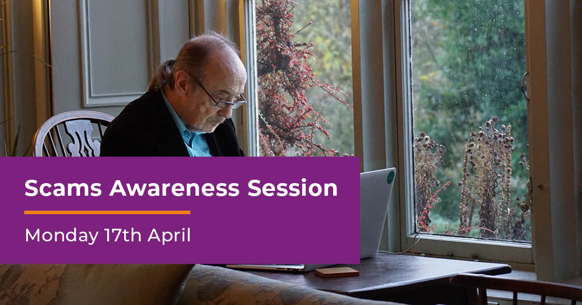 Scams Awareness session 🙂
👉This is an online session where you’ll be kept up to date on the latest scams, how to be aware and avoid being a victim of any scams.

👉To book contact Katie Matkin by phone, 07773 173 416 or email: katie.matkin@derbyshirecarers.co.uk