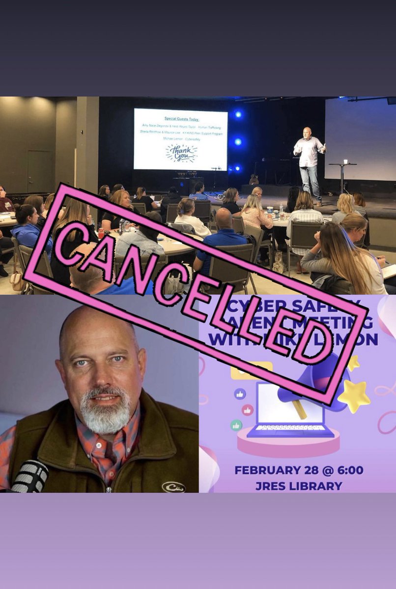‼️CANCELLED‼️
Due to an unforeseen emergency, tonight’s event is CANCELLED!  

Det. Mike Lemon WILL be rescheduled.  Please stay tuned for more information.