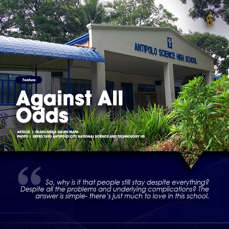tpcacnsths's tweet photo. 𝐅𝐄𝐀𝐓𝐔𝐑𝐄
Against All Odds
By Franchezka Suijen D. Mapa

See post here: https://t.co/xVzU8T32FB

#FeatureStoryOfTheMonth
#PendulumChronicle
#SwingToTheTop https://t.co/rV40vhMZ2i