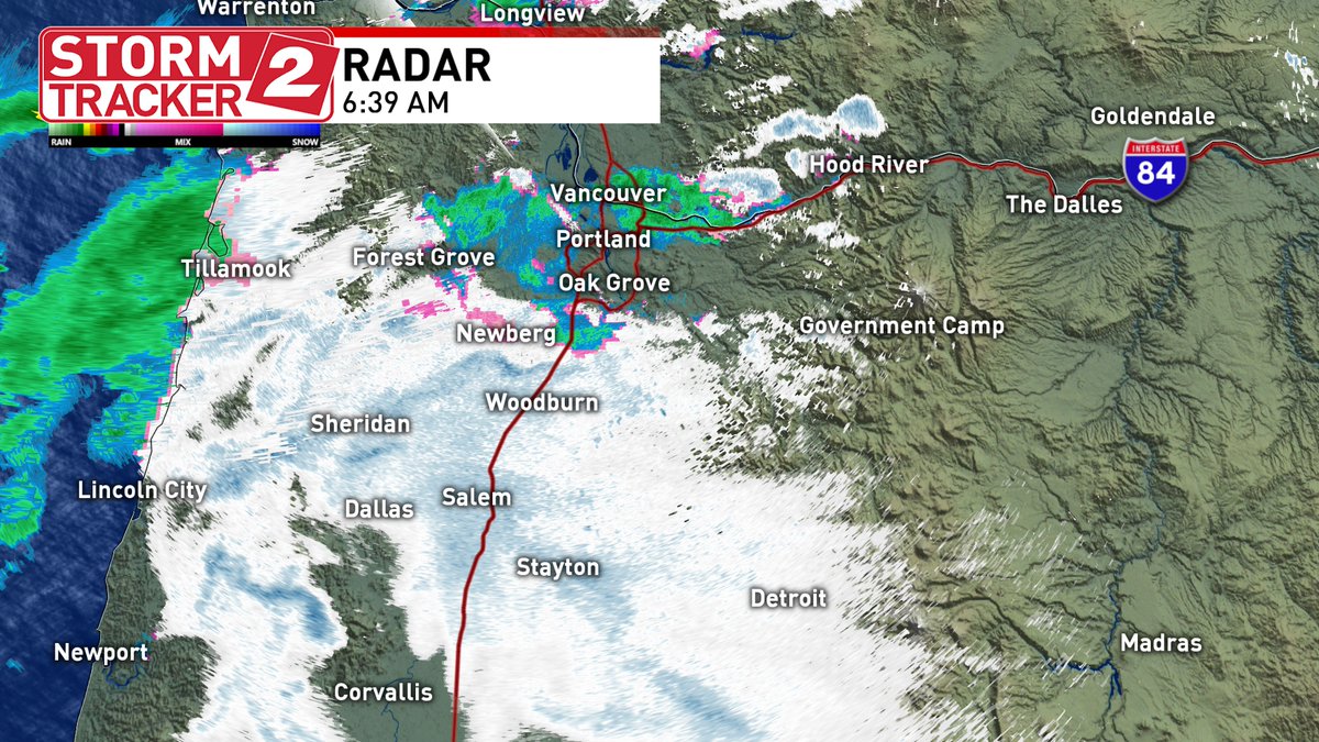Wesleigh Ogle KATU on Twitter "RT rshelbyTV Snow showers are