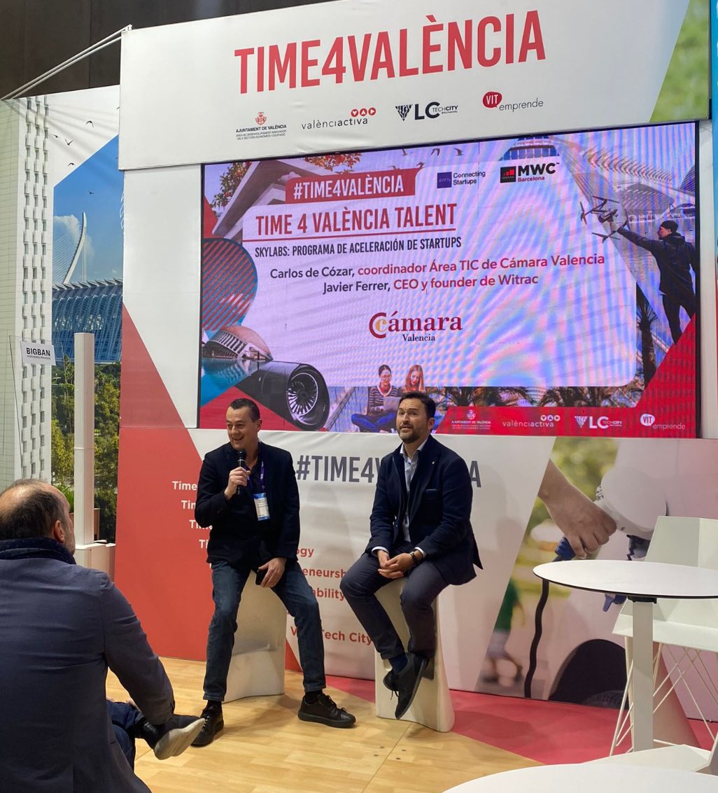 Ayer estuvimos en el eventazo 🔝@4YFN_MWC presentando oficialmente #SKYLabValencia, nuestro Programa de Aceleración de Startups, en el stand de @valenciactiva_ #Time4València 🚀🔥

¡Todavía estamos alucinando con la gran acogida que recibimos! 🤩 

Gracias por acompañarnos 🙏🏼💫