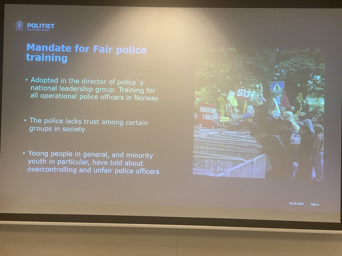 The importance of a governance framework has been a returning topic @POLSTOPEU, but the follow-up on that is fair police training. Giving our police officers the tools to engage with citizens in an equitable way. An example from Norway. #StopandSearch #policestops