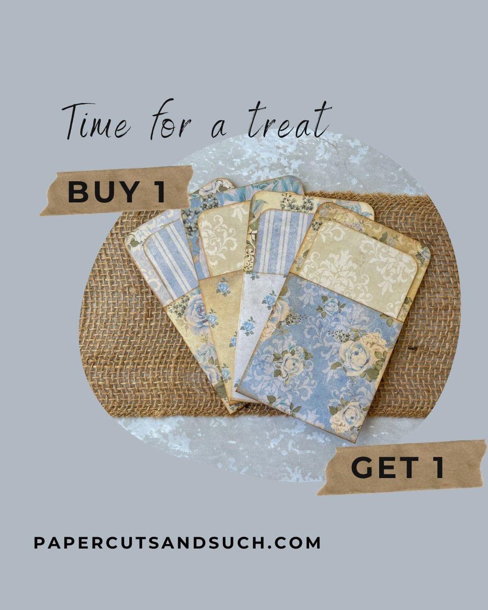 Papercutsnsuch's tweet photo. Today only. Order any set of Library Pockets and get a pack of coordinating 3 x 4 journal cards FREE!#journaling #junkjournal #scrapbook 

 https://t.co/kZi1mcbLZp https://t.co/i1UcN1NI03