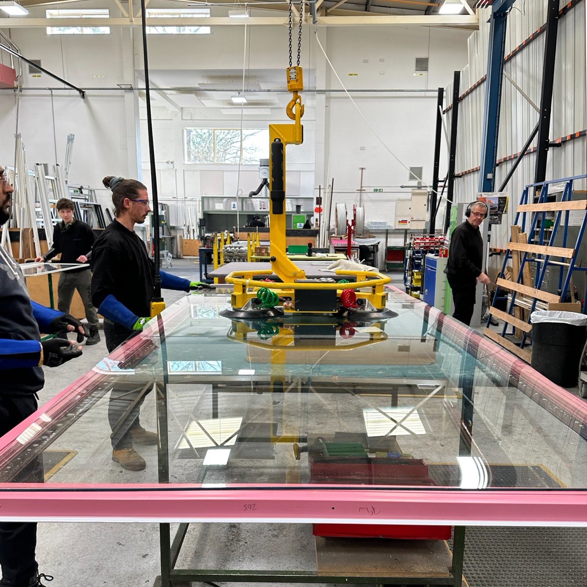 Exciting colours and sizes spotted in our factory this month. All our frames can be finished with the colour treatment of your choice. 

#BehindTheScenes #BespokeManufacture #SympatheticDesign #SecondaryGlazing