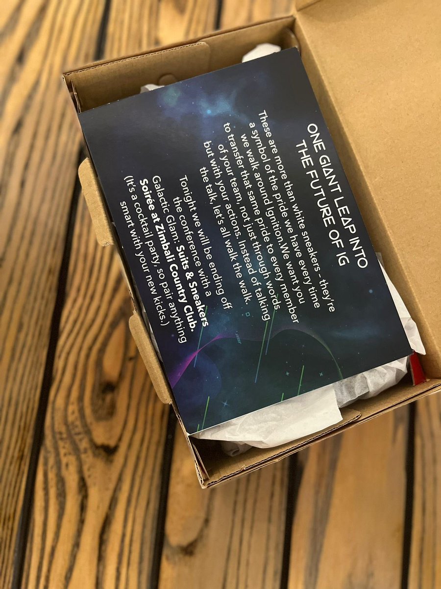 ignitiongroupsa's tweet photo. 😱Can you believe that every Ignition leader who attended the 2023 Leadership Conference was decked out in a funky pair of PUMA sneakers! 😎It's such a great reminder that good leadership is about walking the walk and not just talking the talk.👟🚀 
#IGInfinitePossibilities https://t.co/GLBBOiuvys