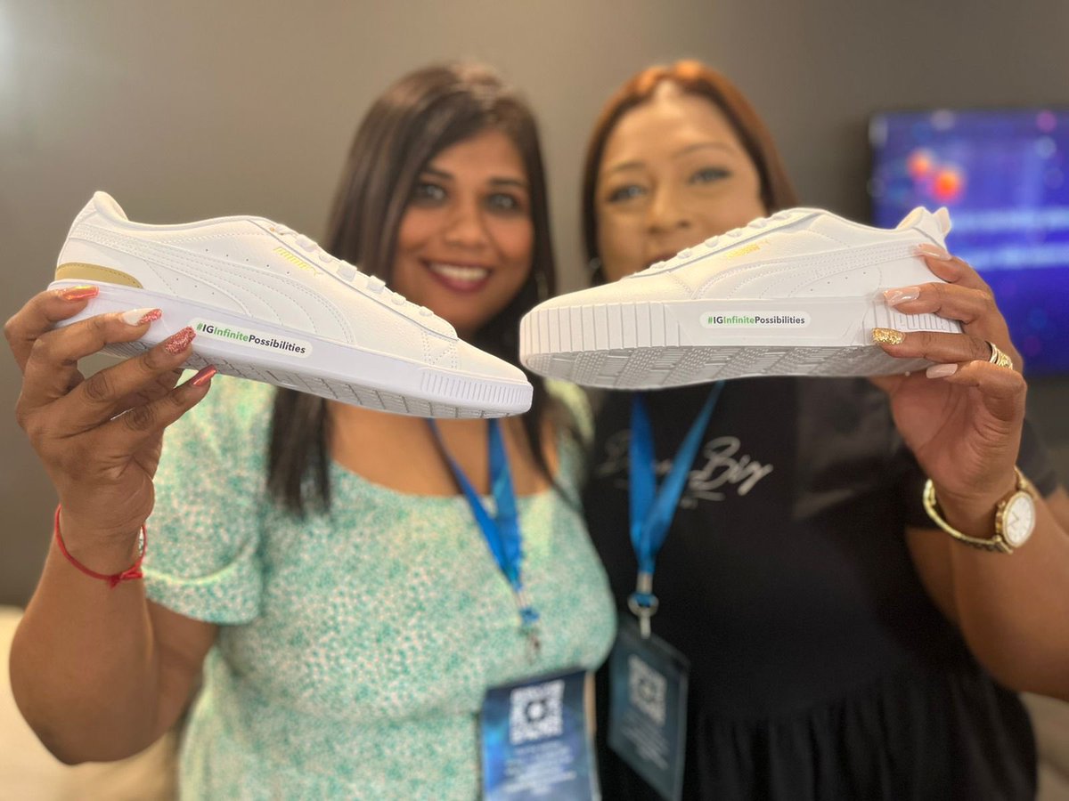 ignitiongroupsa's tweet photo. 😱Can you believe that every Ignition leader who attended the 2023 Leadership Conference was decked out in a funky pair of PUMA sneakers! 😎It's such a great reminder that good leadership is about walking the walk and not just talking the talk.👟🚀 
#IGInfinitePossibilities https://t.co/GLBBOiuvys