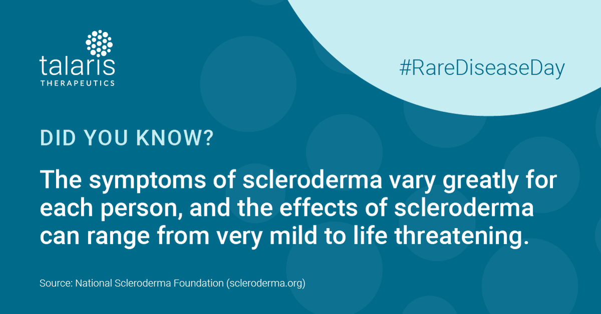 Today on #RareDiseaseDay, the National @scleroderma Foundation will be among the many groups worldwide calling attention to rare diseases. Follow along their page as they highlight the faces of #scleroderma every hour today.

<a href="/rarediseaseday/">Rare Disease Day</a>