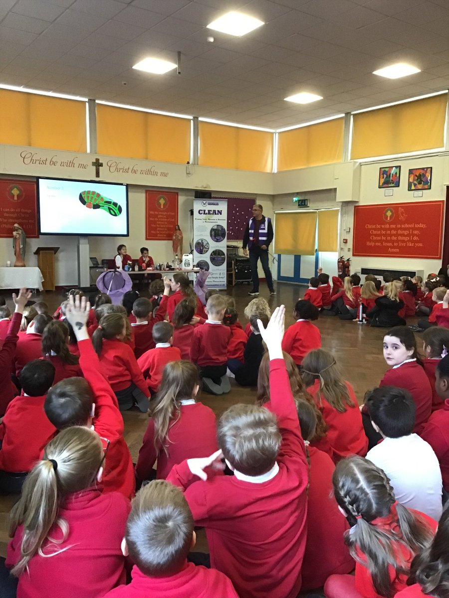 Yesterday we welcomed the lovely Kevin from @NNLitterWombles to our school.  Kevin held an assembly with the whole school looking at how to keep our local environment safe and litter free.  As a result of this our #ecoleaders are now planning litter picks in and around our school