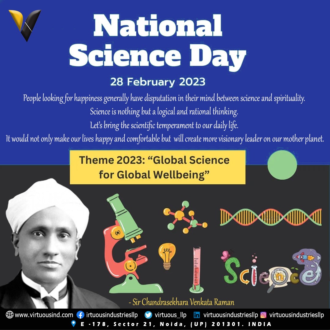 This years theme for the #NationalScienceDay is '#GlobalScienceforGlobalWellbeing & it indicates India's emerging global role & rising visibility in the international arena. 
Let's come together and celebrate #GlobalScience4GlobalWellbeing.