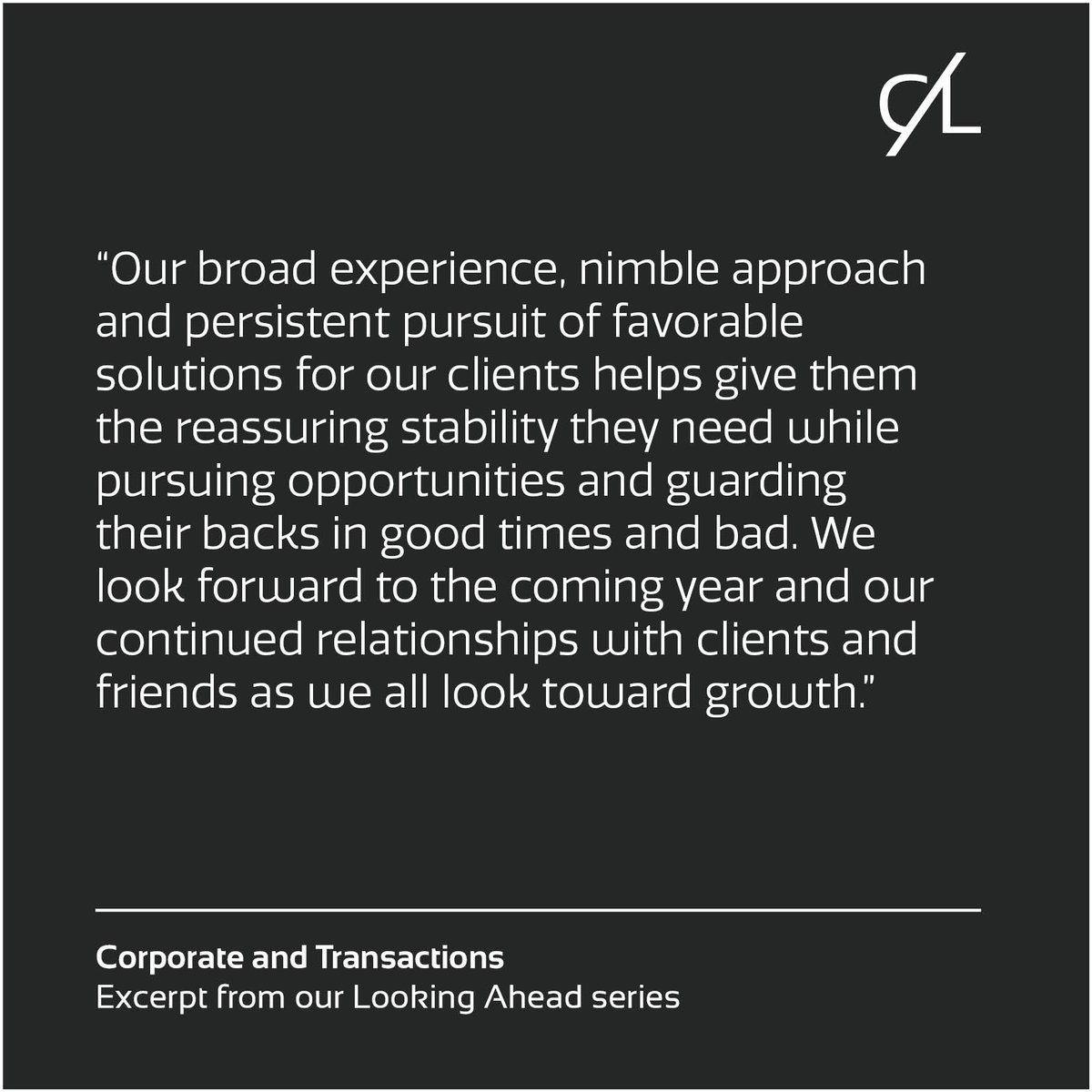 carterledyard's tweet photo. Our Looking Ahead series helps our clients anticipate and prepare for the future. Read more here: https://t.co/sxEHJBZmsl. https://t.co/mUWVTZtkXn