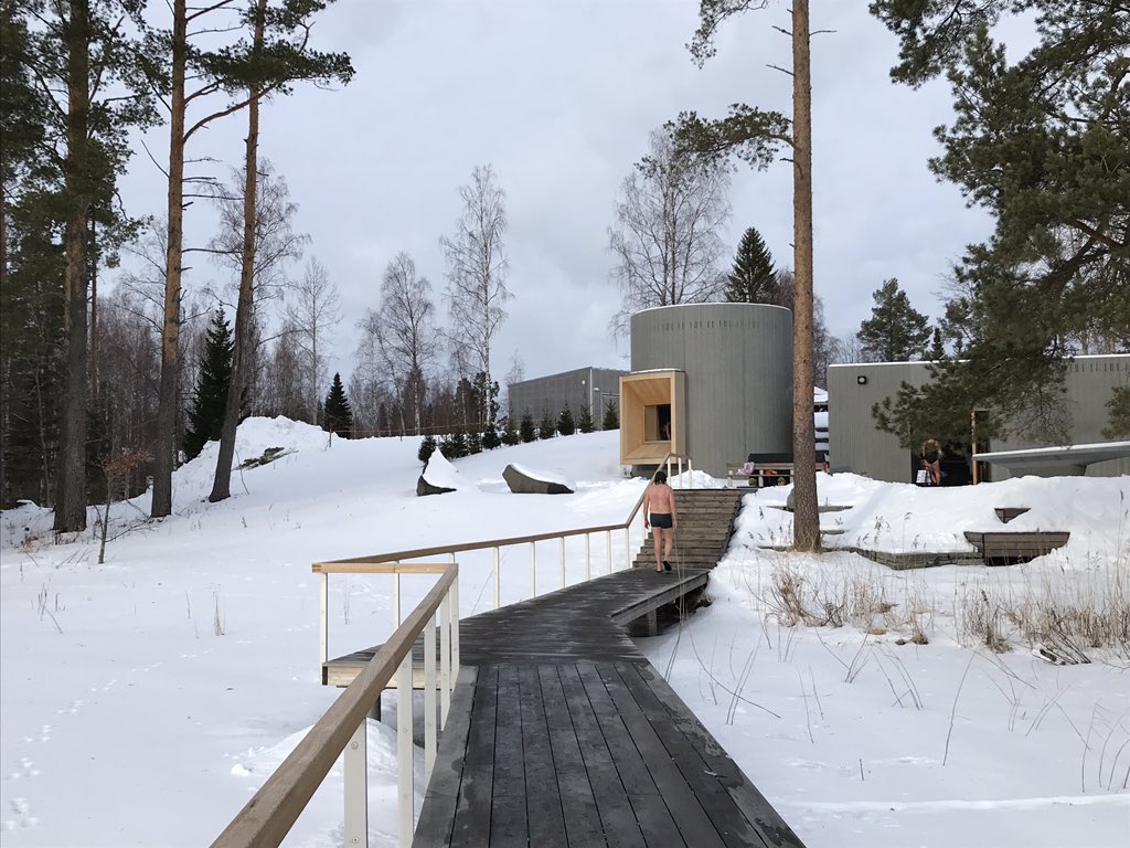 Art Sauna at Serlachius museum

美しいアートサウナとお初の氷の湖へIn

最高の体験でした。

湖を泳ぐと心臓が死にます。
フィンランドの人は平気で泳いでます。