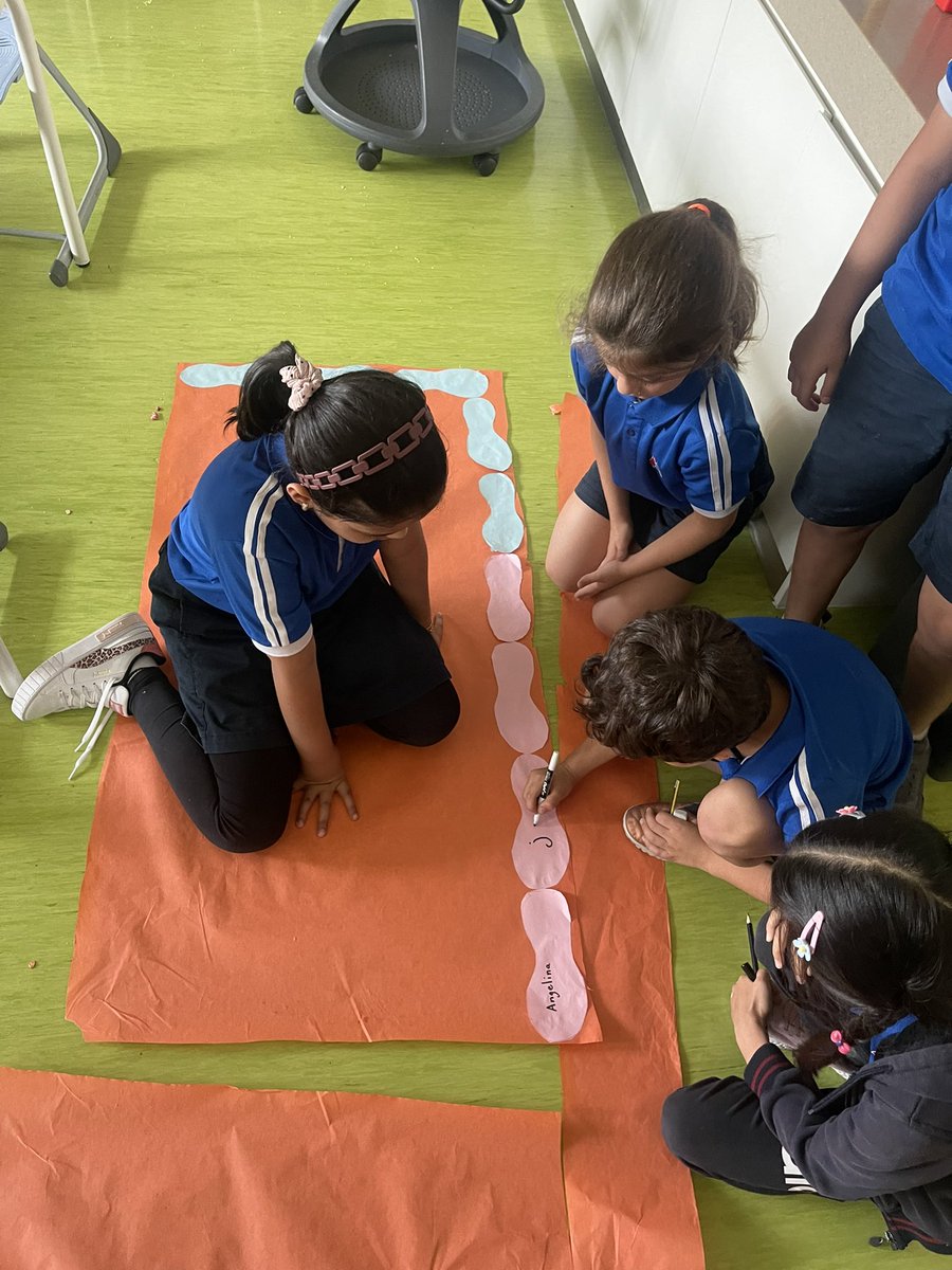 How big is a foot?! Inquiring into nonstandard measurement &amp; learning about the importance of standard measurement! We are thinkers, collaborators &amp; communicators! Go 3SS 👏❤️ <a href="/DAAElementary/">DAA Elementary</a> <a href="/gems_daa/">GEMS DAA</a>