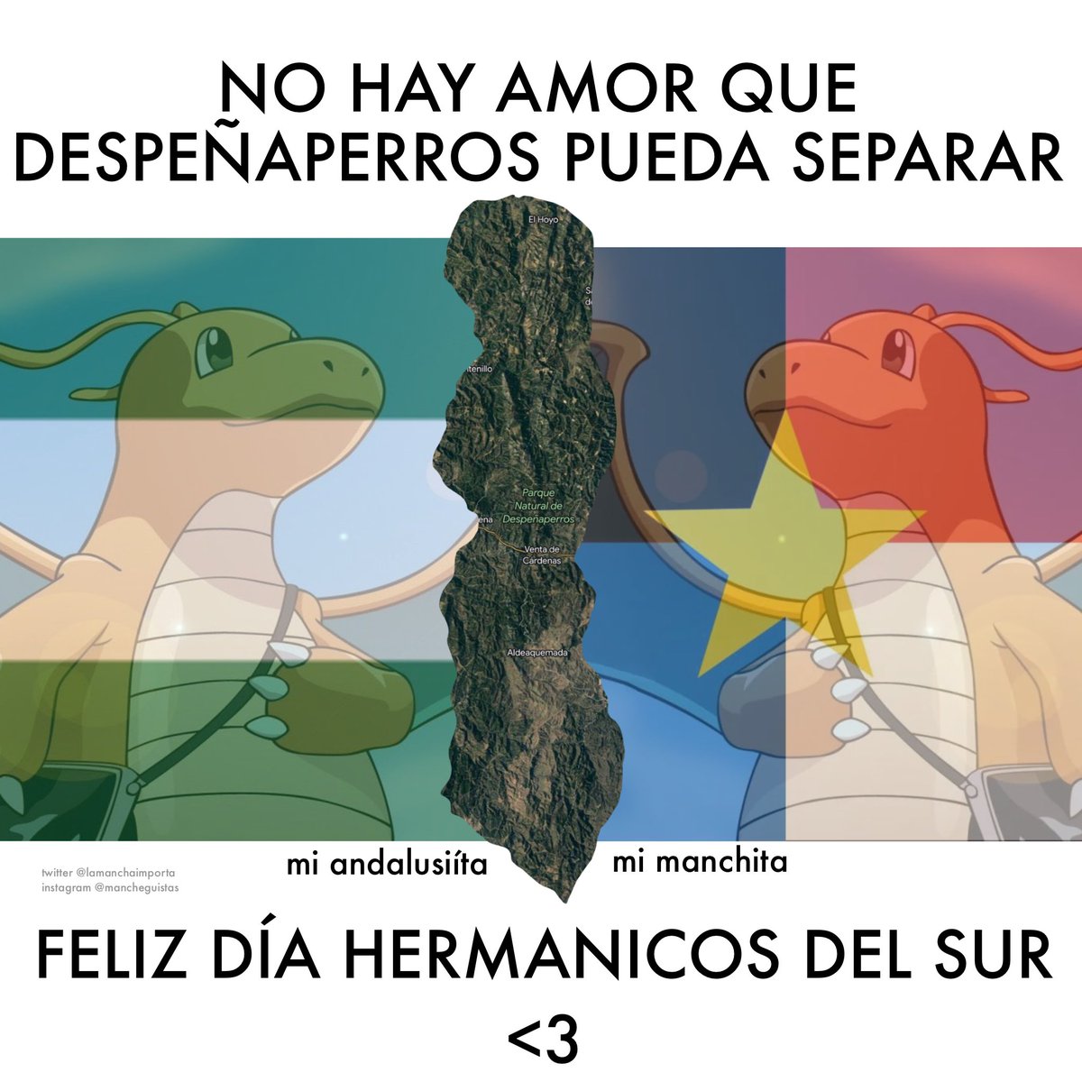 ValorManchego's tweet photo. Feliz día hermanicos del sur 💚🤍💚
Los mancheguetes os queremos 🖤❤️💙🤍 https://t.co/4uiLP5vaXo