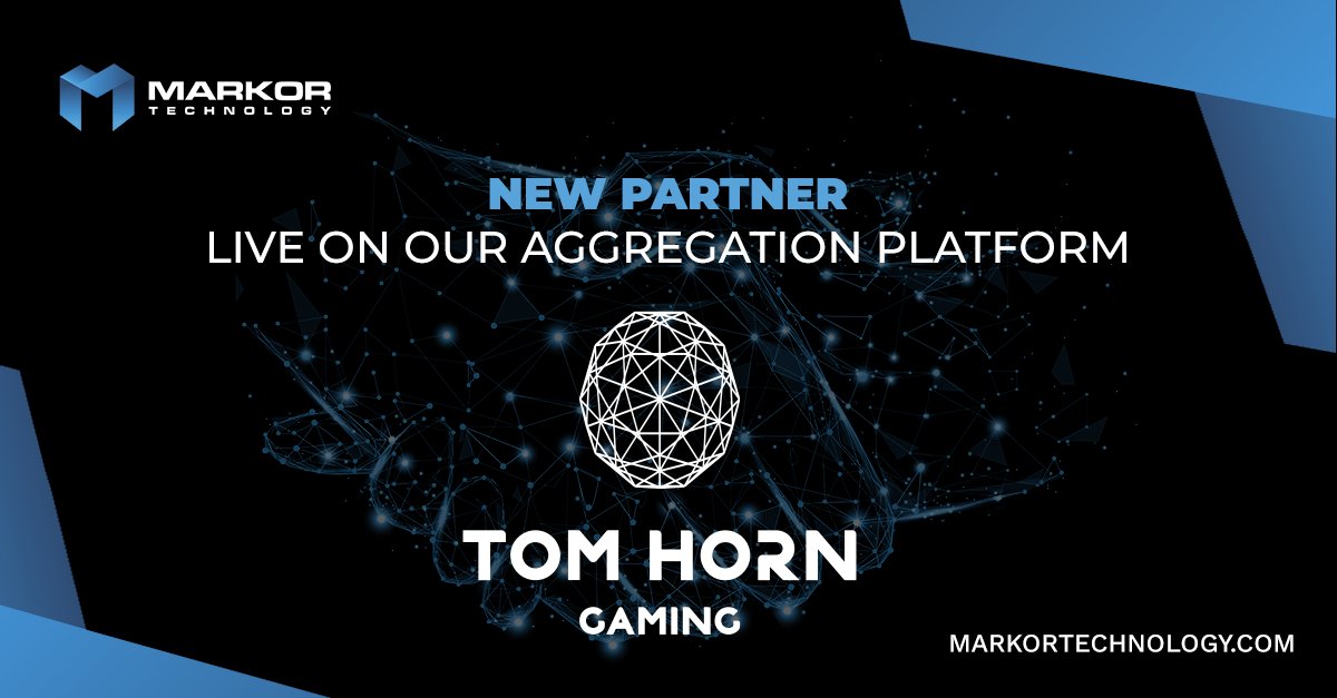 MarkorTech's tweet image. We are delighted to welcome our latest partner, Tom Horn Gaming whose feature-rich releases will now be accessible to all our clients via our powerful aggregation platform. 🤝