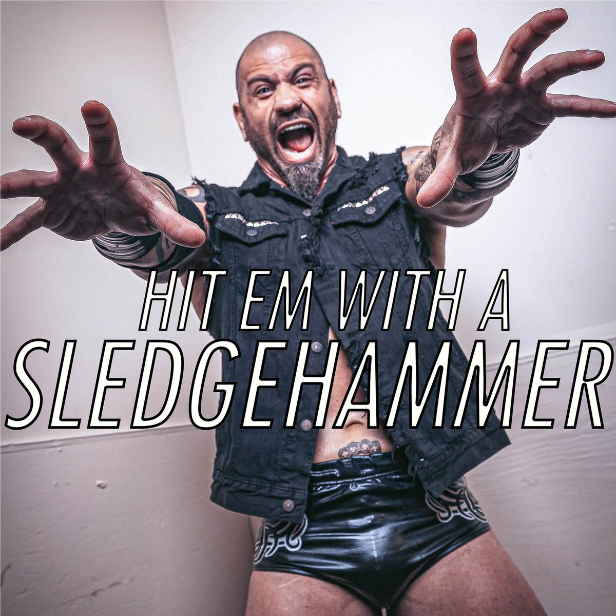 Sledge805's tweet photo. My Brand New Entrance music “Hit ‘Em With A Sledgehammer” by @JimmyTrigger will be available on all streaming platforms on March 14th… https://t.co/dxAGcRRaX1